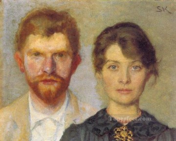 ペダー・セヴェリン・クロイヤー Painting - Retrato del matrimonio 1890 ペダー セヴェリン クロイヤー